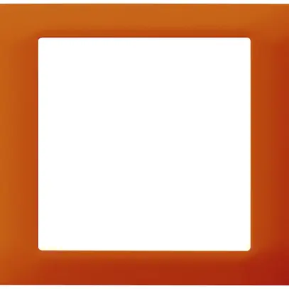 Telaio di copertura kallysto 80×100mm a innesto per scatola INS G3 arancione 