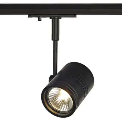 Projecteur SLV BIMA I, GU10 50W avec adaptateur 1-phase IP20 noir 