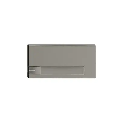 Tasto 1/2 KNX/elettronic.c. LED+cart. EDIZIOdue comando 1×grigio scuro 