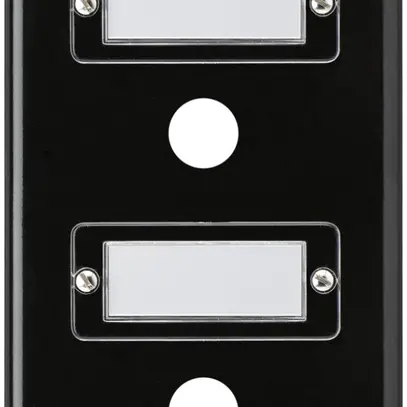 Placca di copertura INC basico I-I 16+16mm nero 