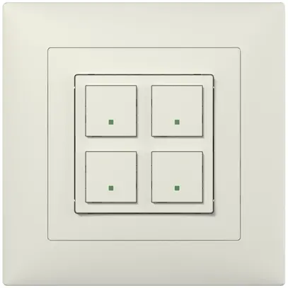 Set frontale INC ABB SIDUS bianco per sensore 2×free@home 