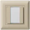 Pulsante universale INC 2×kallysto.line con LED beige 