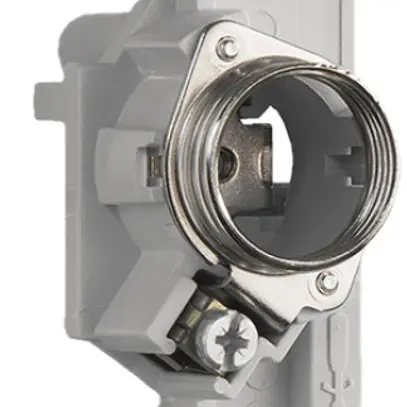 Socle de coupe-circuit Weber, DII, 500V, 25A, épaisseur de rail collecteur 5mm 