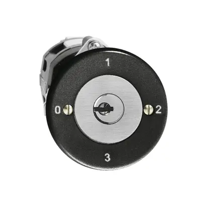 Interrupteur rotatif ENC FH 5/2P noir avec serrure de sûreté 