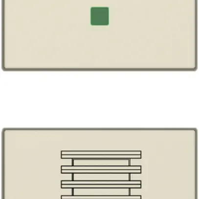 Set di tasti ABB free@home bianco tapparelle 