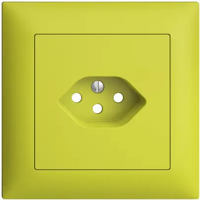 Kit frontale INC EDIZIOdue lemon 88×88mm 1×T13 con shutter 