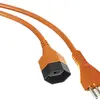 Rallonge 3×2.5mm² 5m PUR T23/T23 surmoulée orange 