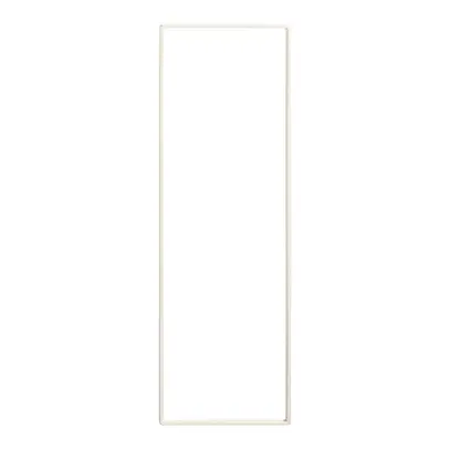 Cadre complémentaire EDIZIOdue prestige 4×1 blanc 