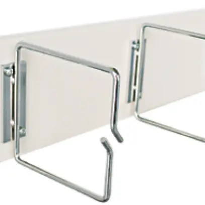 Pannello guida cavi ELBRO 19", lamiera d'acciaio, 2 UA, bianco 