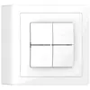 AP-Storenschalter SIDUS weiss glänzend 2-Kanale 