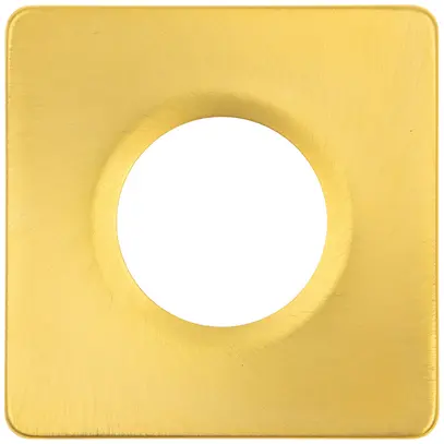 Anello decorativo DOTLUX MULTISCREW acciaio affinato 80×80×5mm oro 