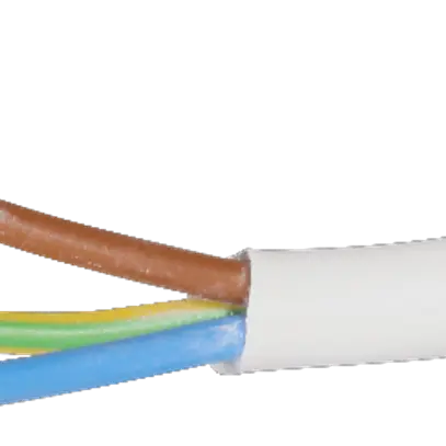 Câble Tdlr 3×0.75mm² LNPE blanc Eca Rouleau à 100m