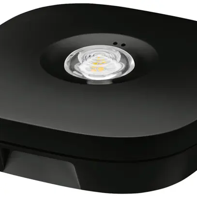 Luminaire de sécurité LED AP EM R2A ST NM 112 SM-B 2W, 33mm, noir 