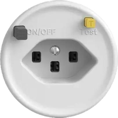 Presa INC STANDARDdue T23 FI 30mA bianco 