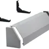 Canal de rangement Hager univers 2-part 550mm gris 