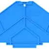 Abschlussplatte Weidmüller PAP PRV/PPV8 120×3mm blau 
