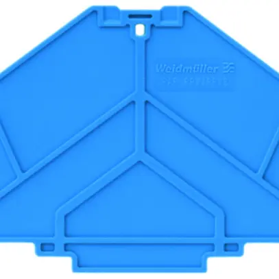 Abschlussplatte Weidmüller PAP PRV/PPV8 120×3mm blau 