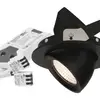 Spot LED INS MAX HAURI TURN 10.5W 3000K 960lm foro Ø91mm 50° nero 