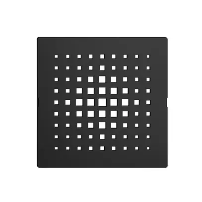 Kit frontale EDIZIOdue nero 60×60mm per gong 3070 