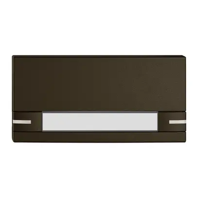 Pulsante 1/2 EDIZIO.liv SNAPFIX® p.KNX&UNI c.LED c.targ.comando 2 tasti ma 