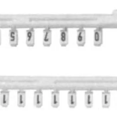 Etiquette Wieland 10×1 blanc (1 UE=25 branches) 