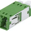 Accoppiatore FO R&M, senza flangia, LC-Duplex APC 8° SM, verde 