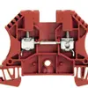 Borne de passage Weidmüller WDU connexion à vis 4mm² TS35 rouge 