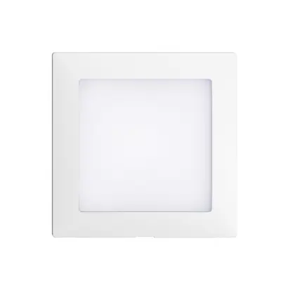 Kit frontal EDIZIOdue blanc 60×60mm pour luminaire LED 