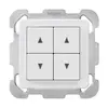 UP-Doppelstorenschalter basico B weiss 