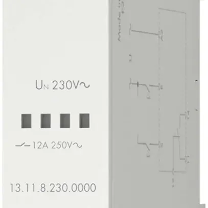 Relé chiamata-conferma AMD Finder 13.11, elettronico, 1C 12A 230VAC, 1UM 