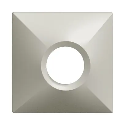 Capot frontal ang. EDIZIOdue gris clair pour détecteur de mouv.PIRI 360° 