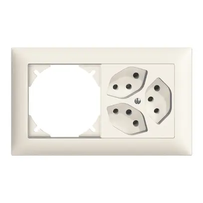 Combinazione INC vuoto+3×T13 orr. EDIZIOdue bianco 