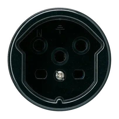 Insert pour prise ENC basico T15 noir 