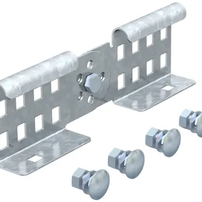 Raccordo articolato Bettermann h=60mm p.canale portacavi zincato a caldo immers. 