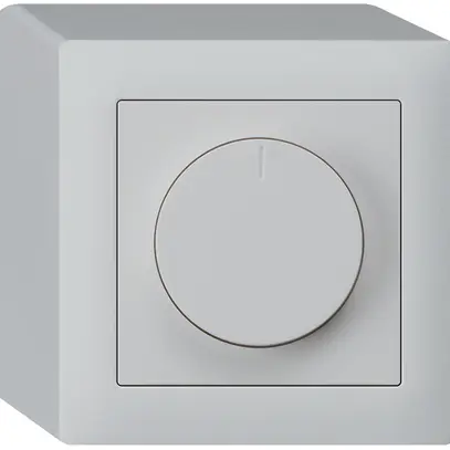 Variatore rotativo universale AP Hager kallysto 20…400W/VA grigio chiaro 