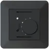 Thermostate d'ambiance ENC kallysto.trend noir avec interrupteur 