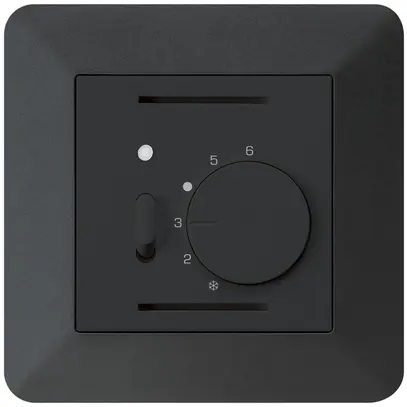 Thermostate d'ambiance ENC kallysto.trend noir avec interrupteur 