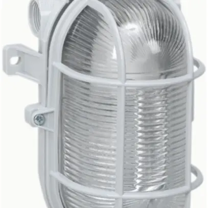 Armatur Bebilux oval 60W E27 IP44 grau 169mm 