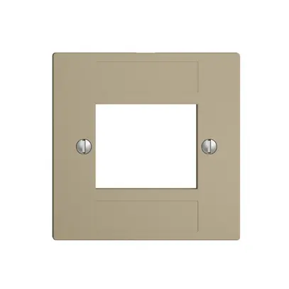 Plaque frontale 4×RJ45 ITplus EDIZIOdue sand 
