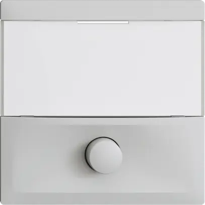 Tasto con porta-etichetta EDIZIOdue grigio chiaro 