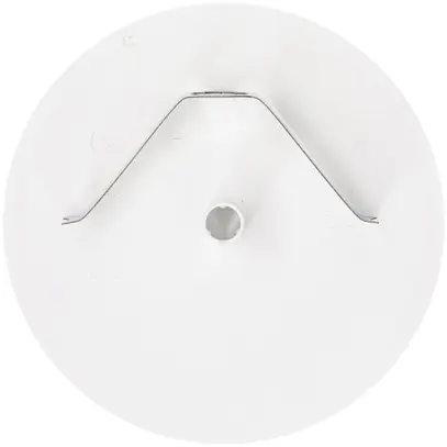 Rosace de plafond MH clips à ressort enfichable Ø98×3mm blanc 