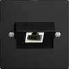 Insert pour prise de raccordement ENC 1×RJ45/u 4P ITplus EDIZIOdue noir 