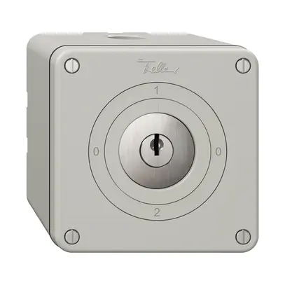 Interrupteur rotatif NAPU NEVO, 2/3L, avec serrure&2 clés, KS, 0-1-0-2, grc 