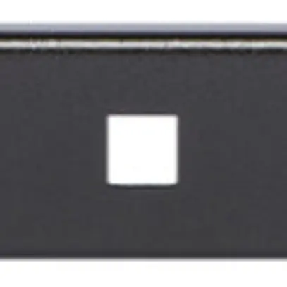 Pannello di rinvio 19" Dätwyler 1UA, nero 