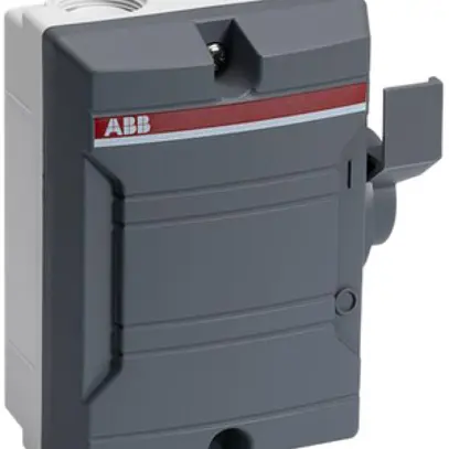 Interrupteur général AP ABB 4 pôles 16A 400V gris foncé/gris foncé 