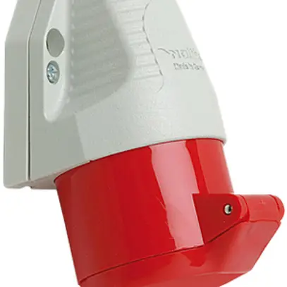 Prise murale AP CEEtyp 4L 32A IP44, 6h 
