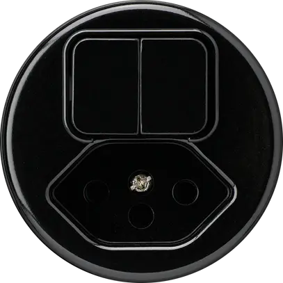 Einsatz zu Kombination basico 2×A-R/1L+Typ 13 schwarz mit Kinderschutz 