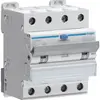 Disgiuntore differenziale Hager RCBO 4P 400V car.C 10A 0.1A tipo A 10kA 4UM 