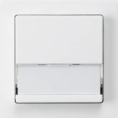 Poussoir de sonnerie ENC avec porte-étiquette A/1L kallysto blanc 
