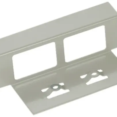 Plaque de montage Woertz avec 2 ouverture FLF 